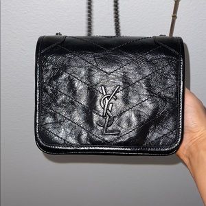 Black YSL crossbody bag